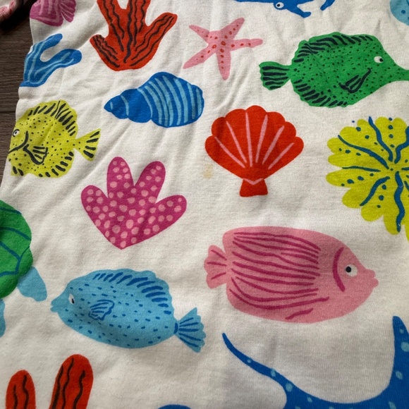 Mini Boden Girls Under the Sea Shortie Pajama set, NWT, Size 9Y, Two Piece - Picture 7 of 14